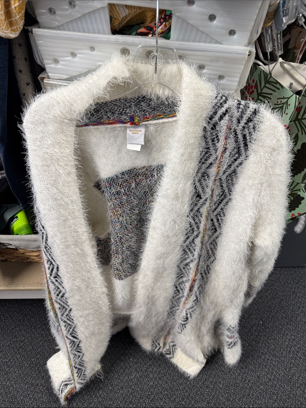 Northern angel eyelash cardigan XL // 062503